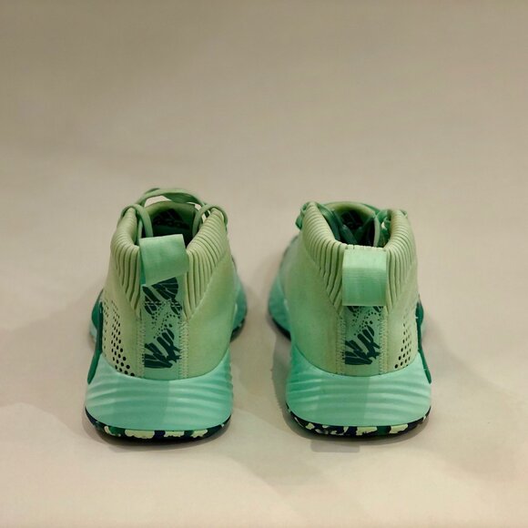 Mens Adidas Dame 5 Clear Mint Legend Marine main image 4